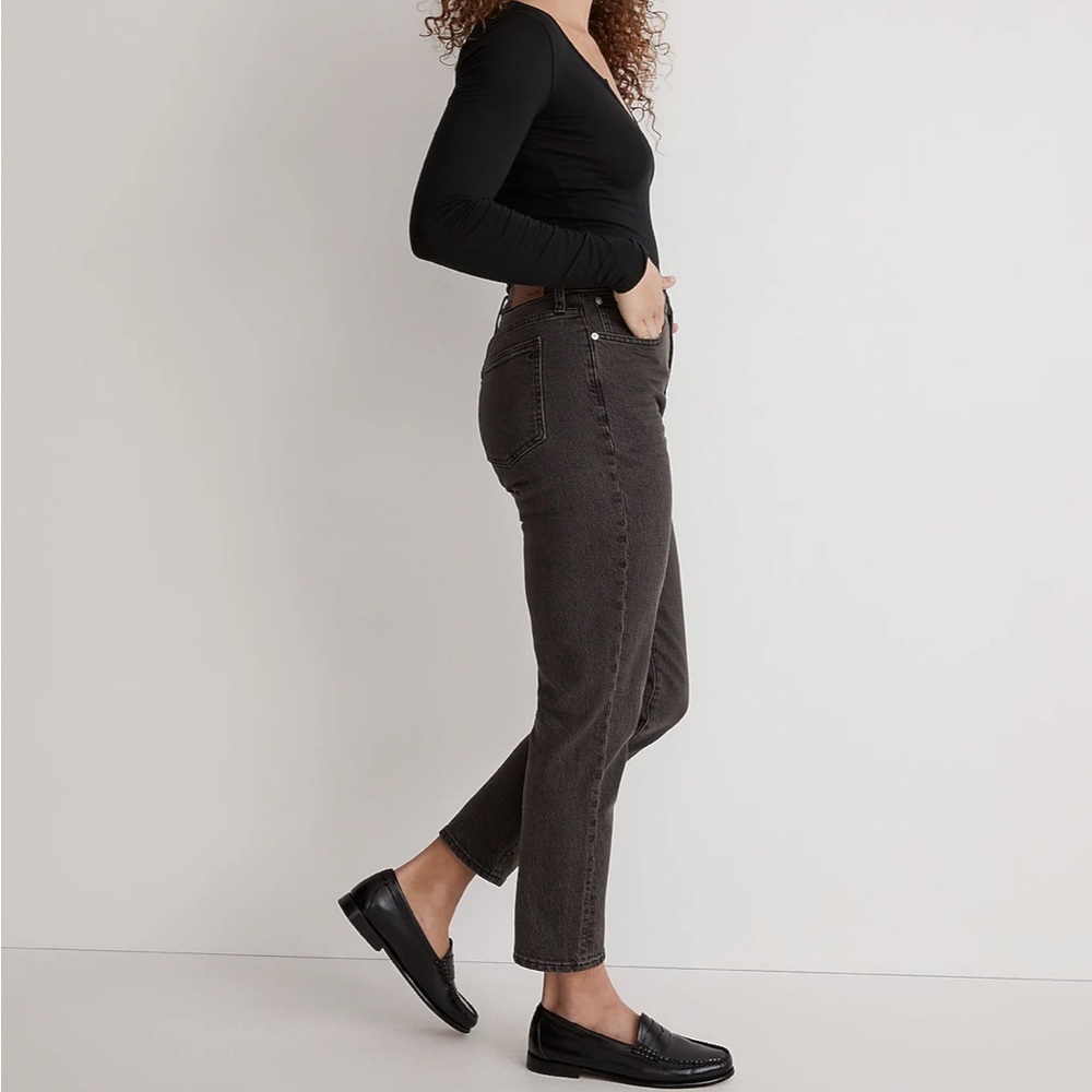 Madewell the perfect vintage Jean 29 petite in charcoal